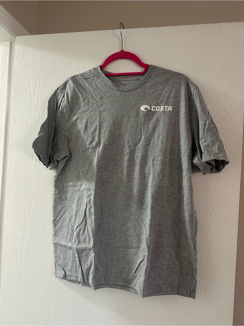Costa Gray Short Sleeve Logo Tee